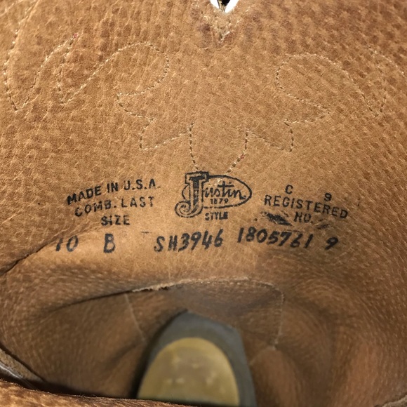 $4.99 Shipping!!! Ladies Justin Cowgirl Boots 10B - Picture 6 of 8